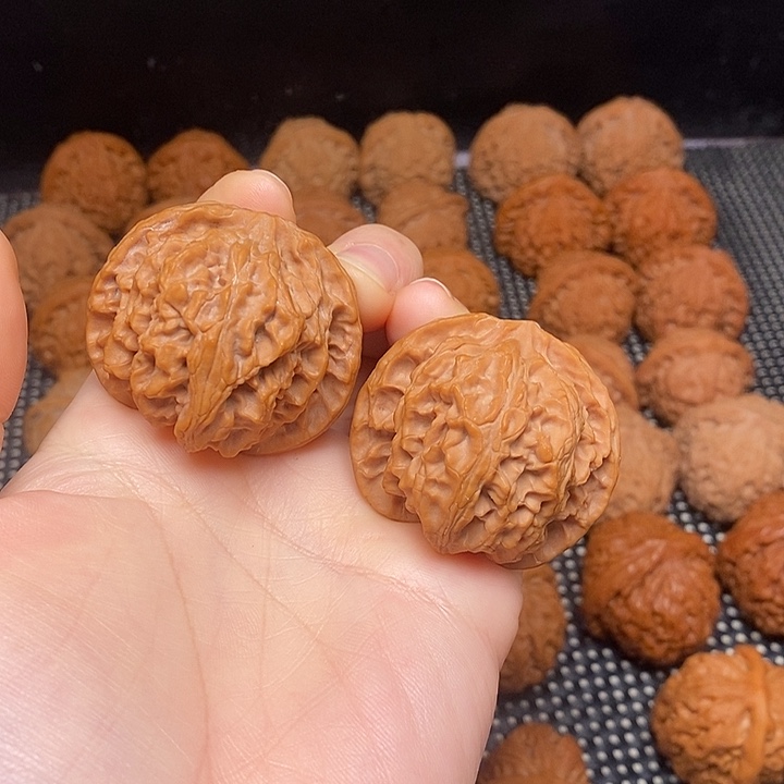 文玩核桃把件苹果41全品