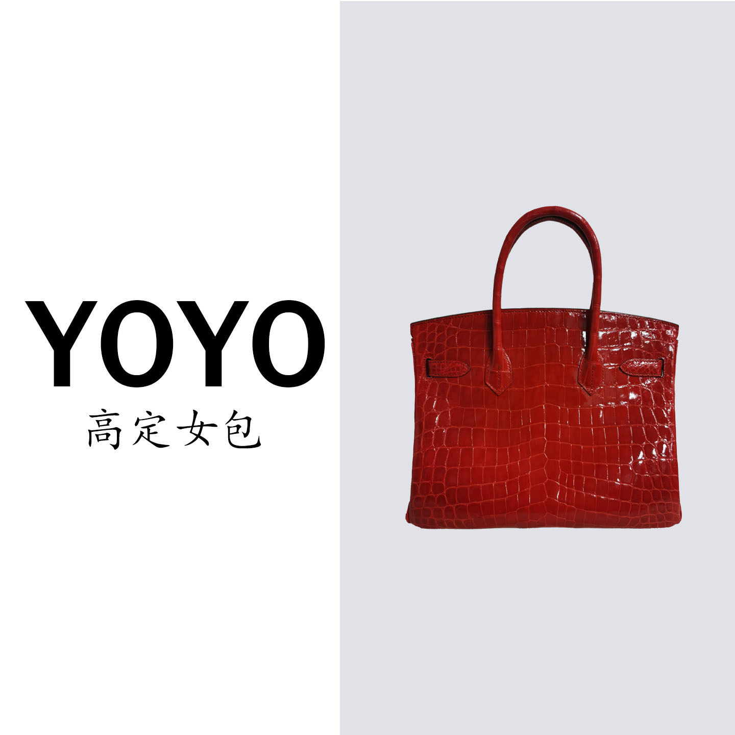 【YOYO专属】SL30高定新款鳄鱼皮真皮女包轻奢百搭女款包休闲3031GN