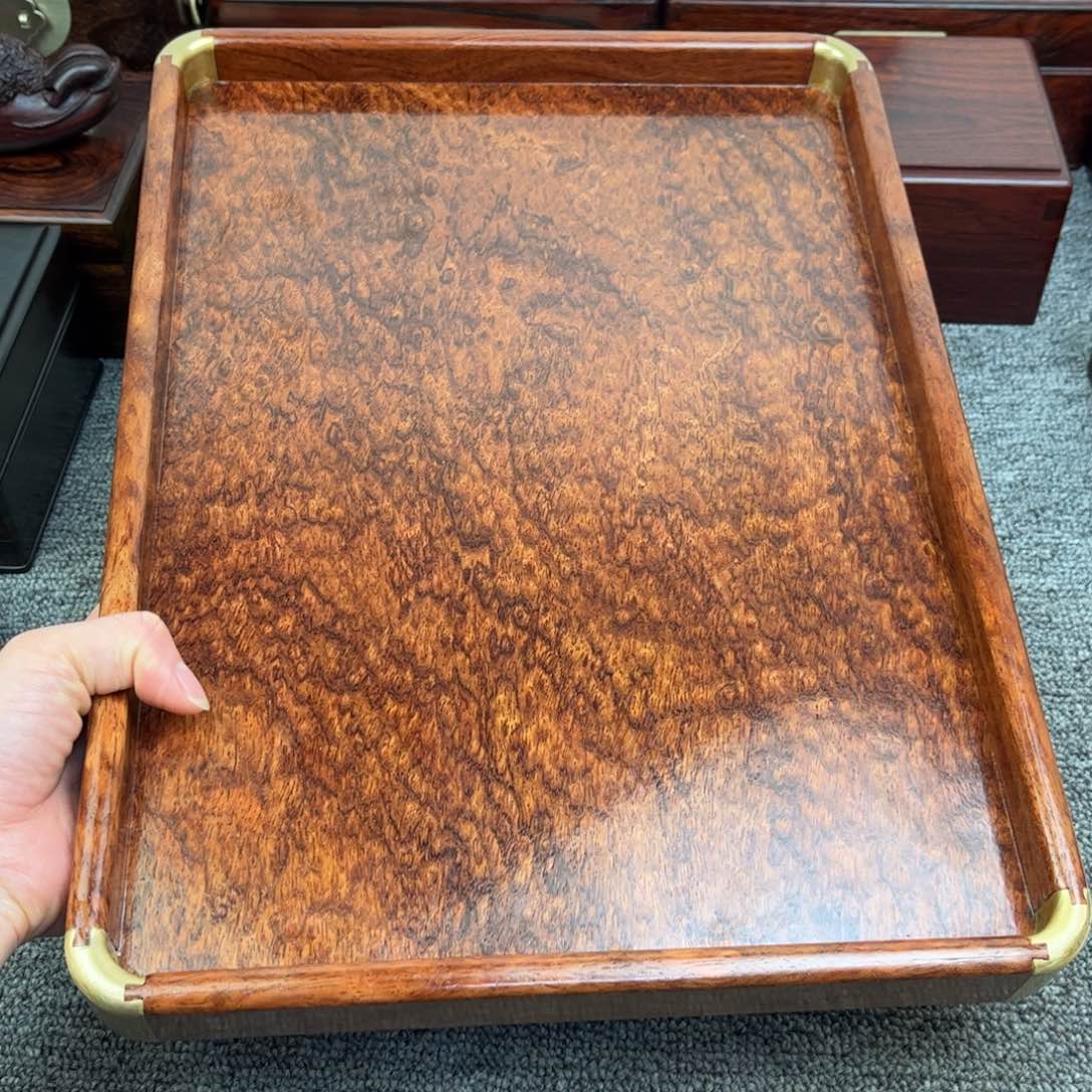 木巴西花梨木茶盘