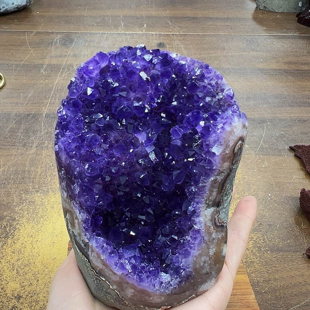 紫晶摆件未镶嵌晶体