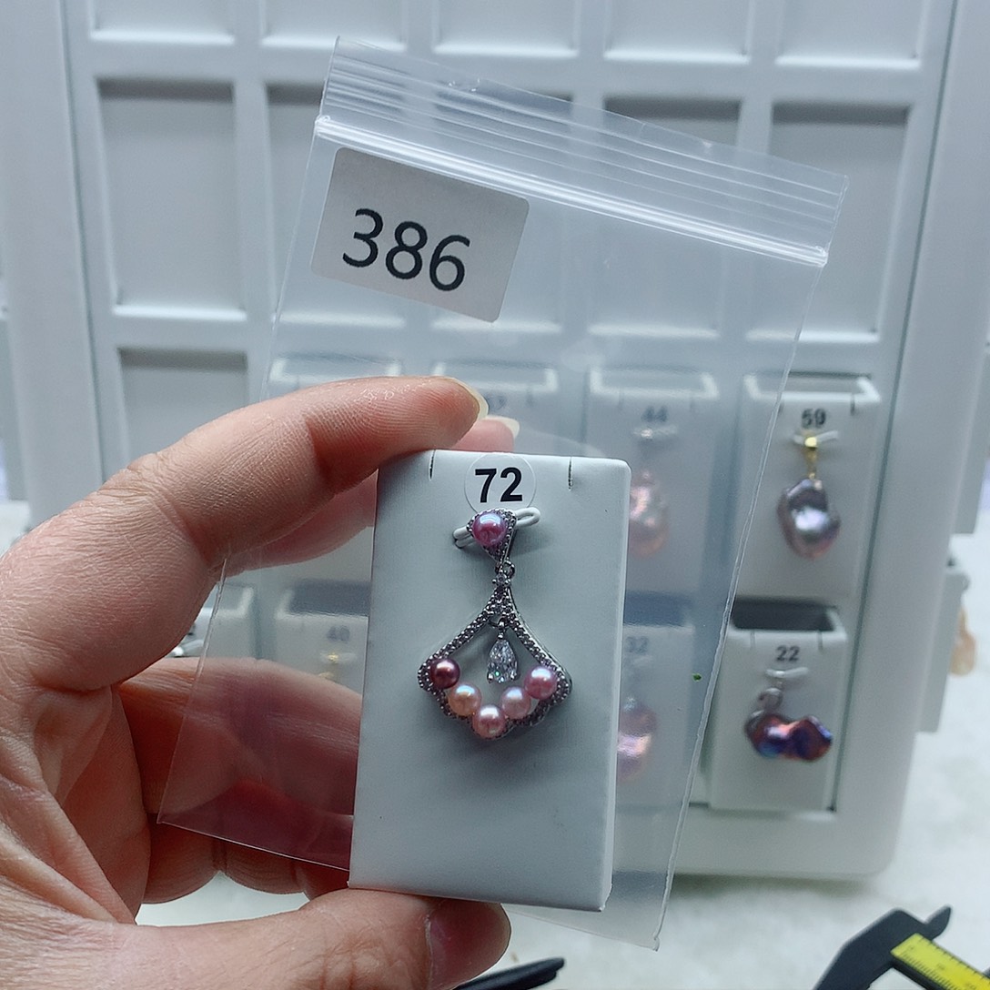 吊坠(不含链)淡水珍珠合金