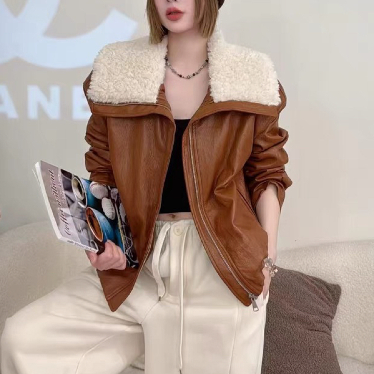 邹先森6926-29冬季新款大翻领百搭加厚保暖外套韩版休闲