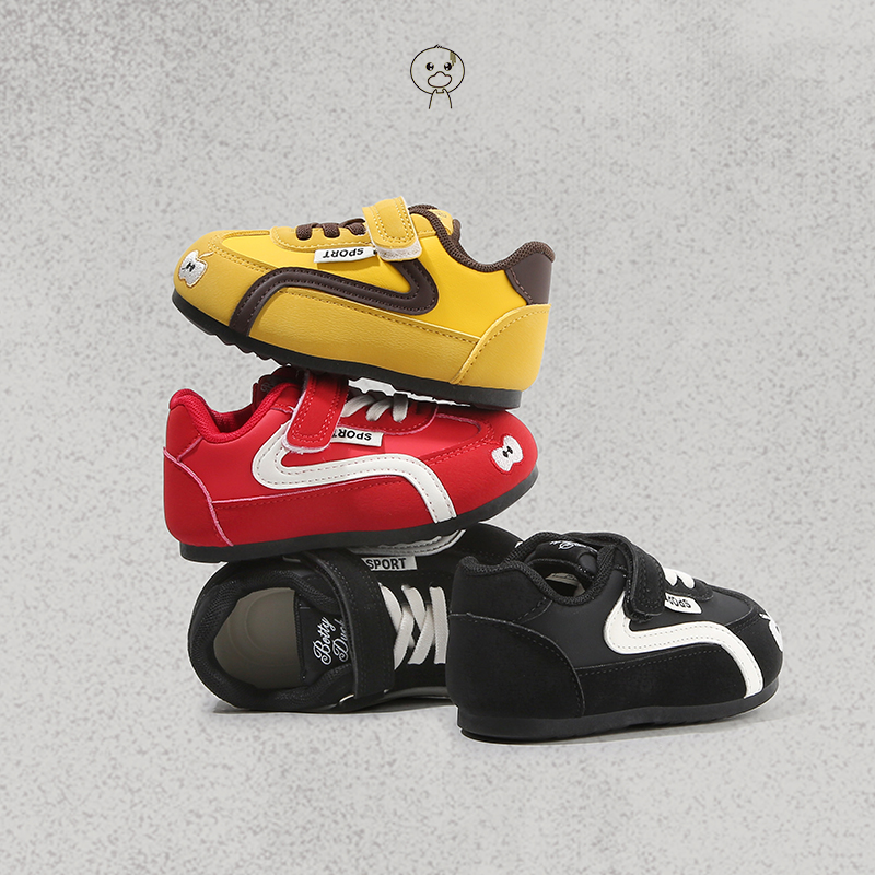 小黄鸭儿童板鞋春秋男童鞋宝宝运动鞋学步鞋男童板鞋休闲鞋潮Q17