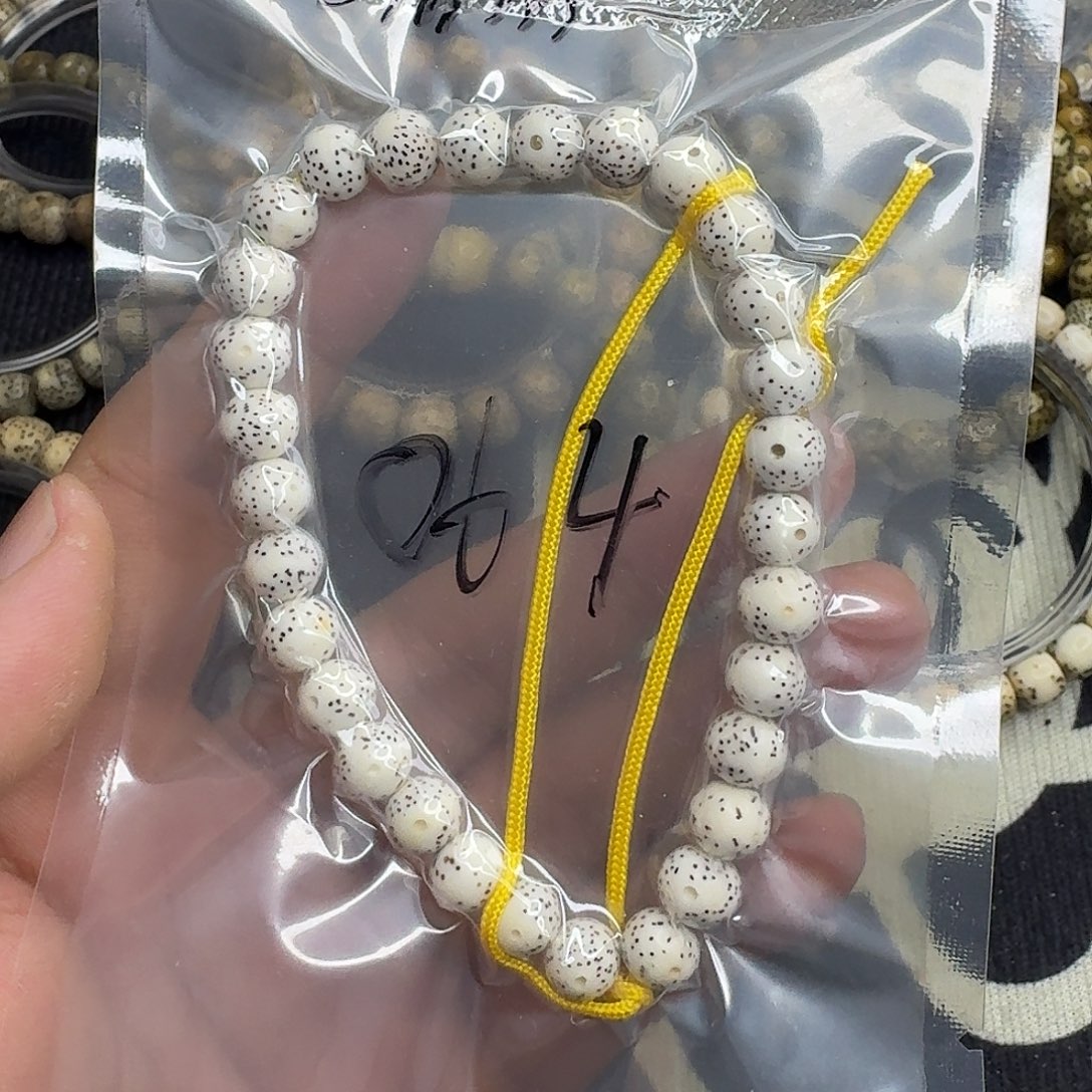 星月菩提手串大留白手持064