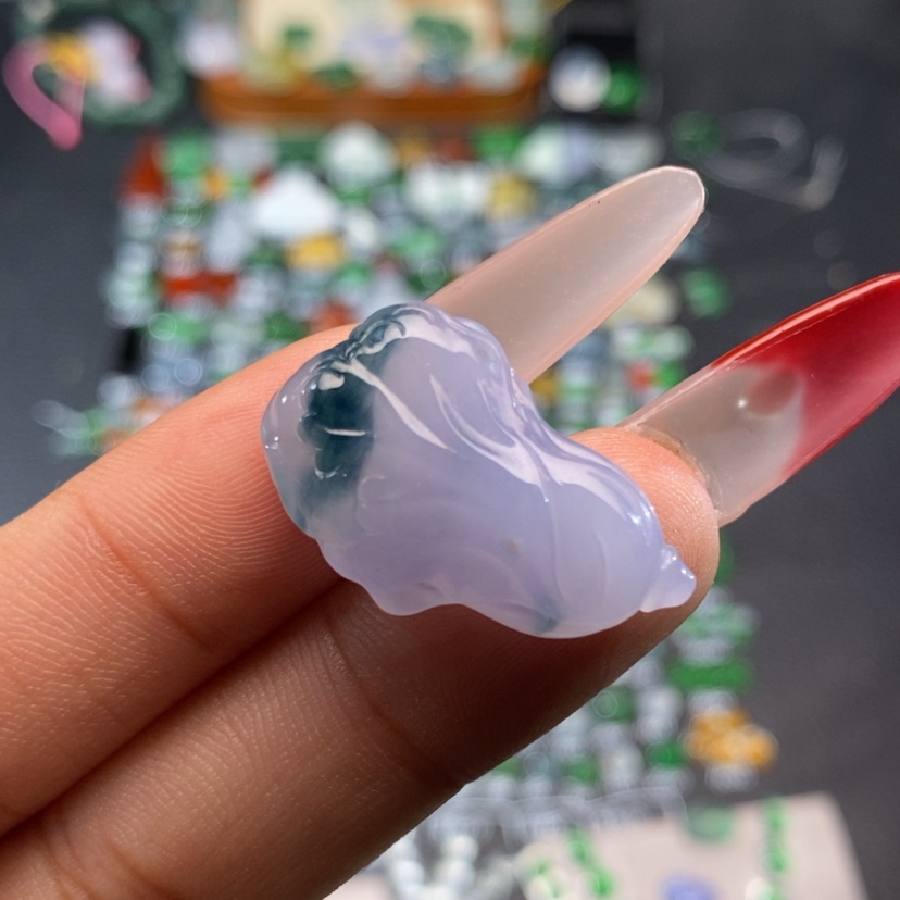 【闪购商品】翡翠挂件未镶嵌白菜