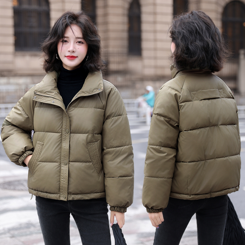 2025新款免洗面料短款棉服女士小个子气质外套洋气高端百搭