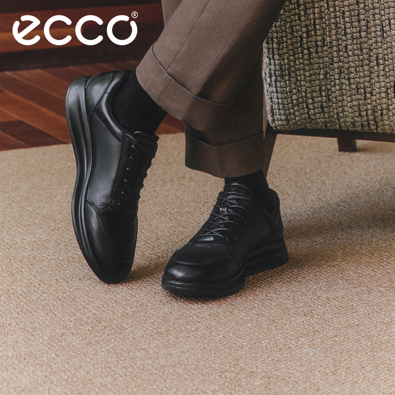 ECCO爱步经典雅仕商务皮鞋流光风 头层商务男鞋 雅仕207124