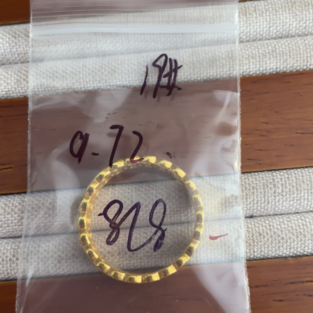 克重0.72 19号 钱多多戒指 足金999