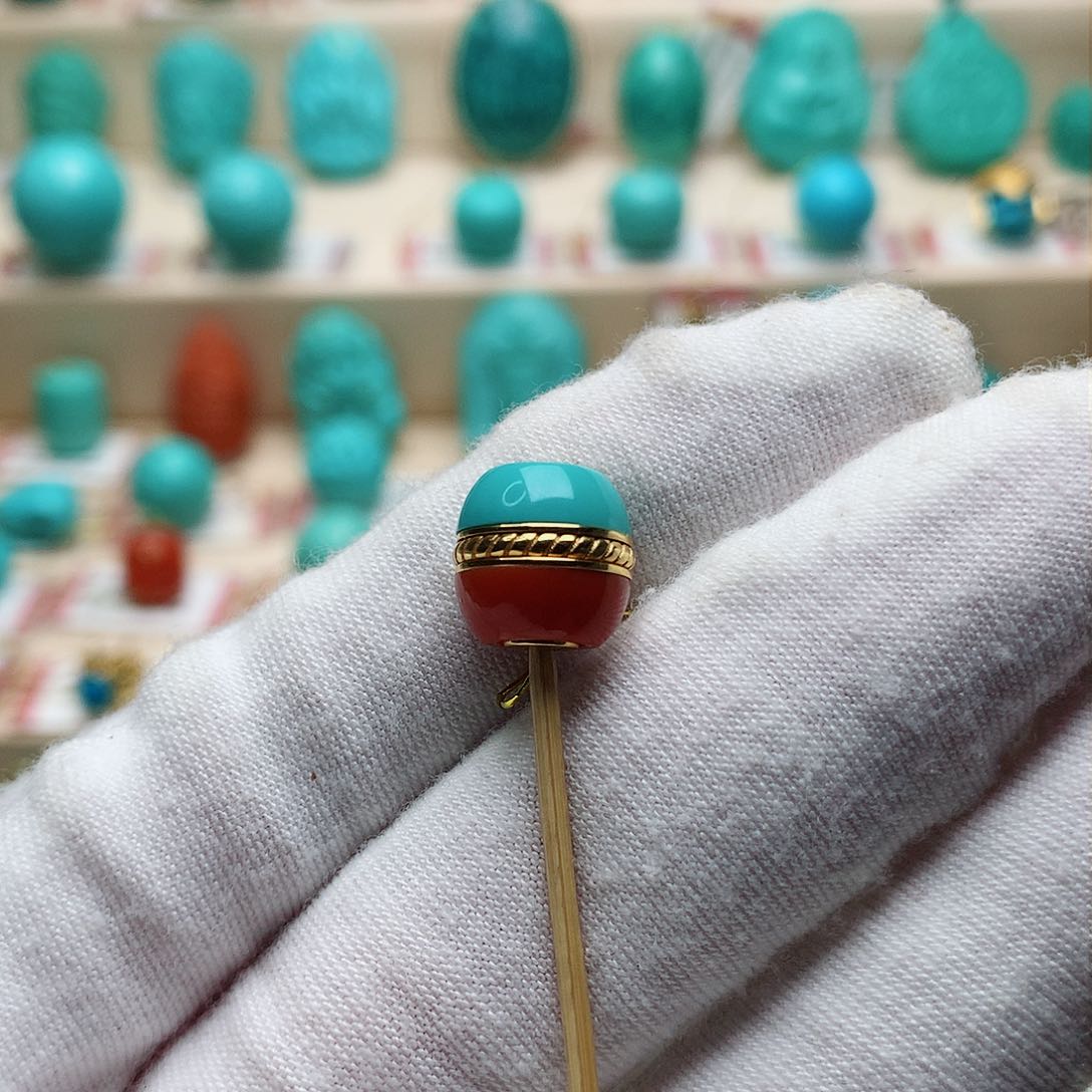 绿松石配饰未镶嵌