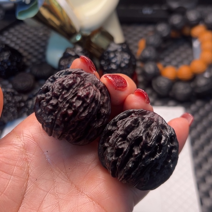 徐***型文玩核桃四座楼38尺寸