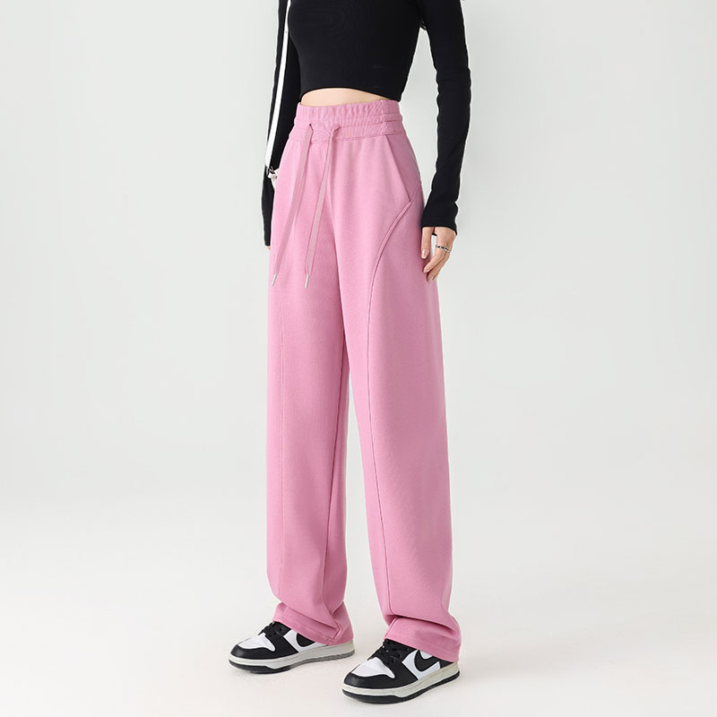 XVRV25窄版显直大长腿！修饰腿型！显瘦休闲直筒裤宽松运动卫裤