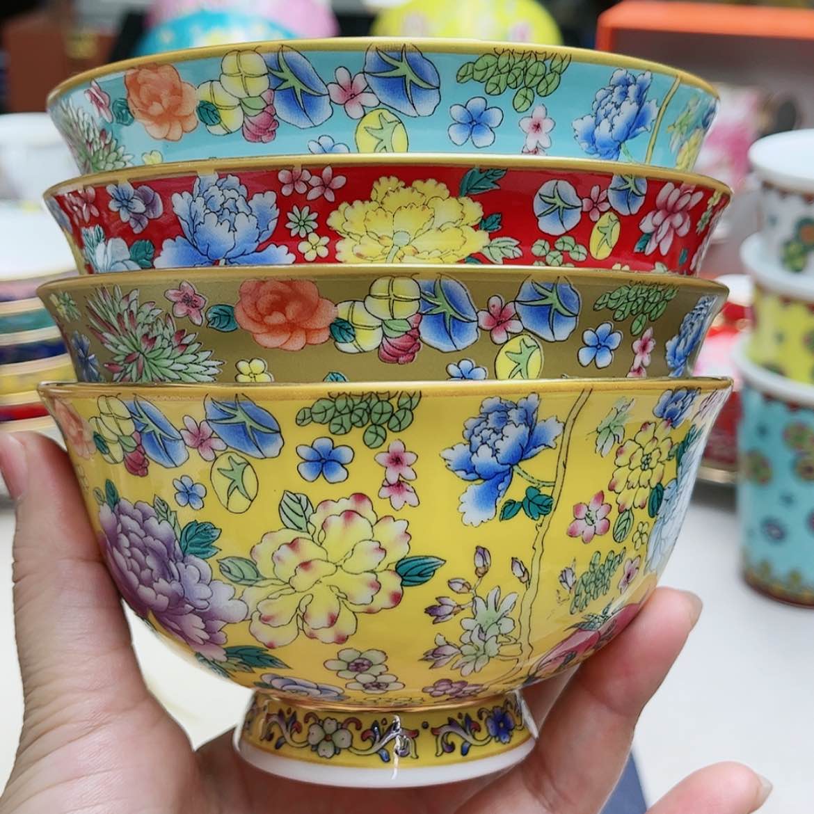 【闪购商品】珐琅5寸4个………………