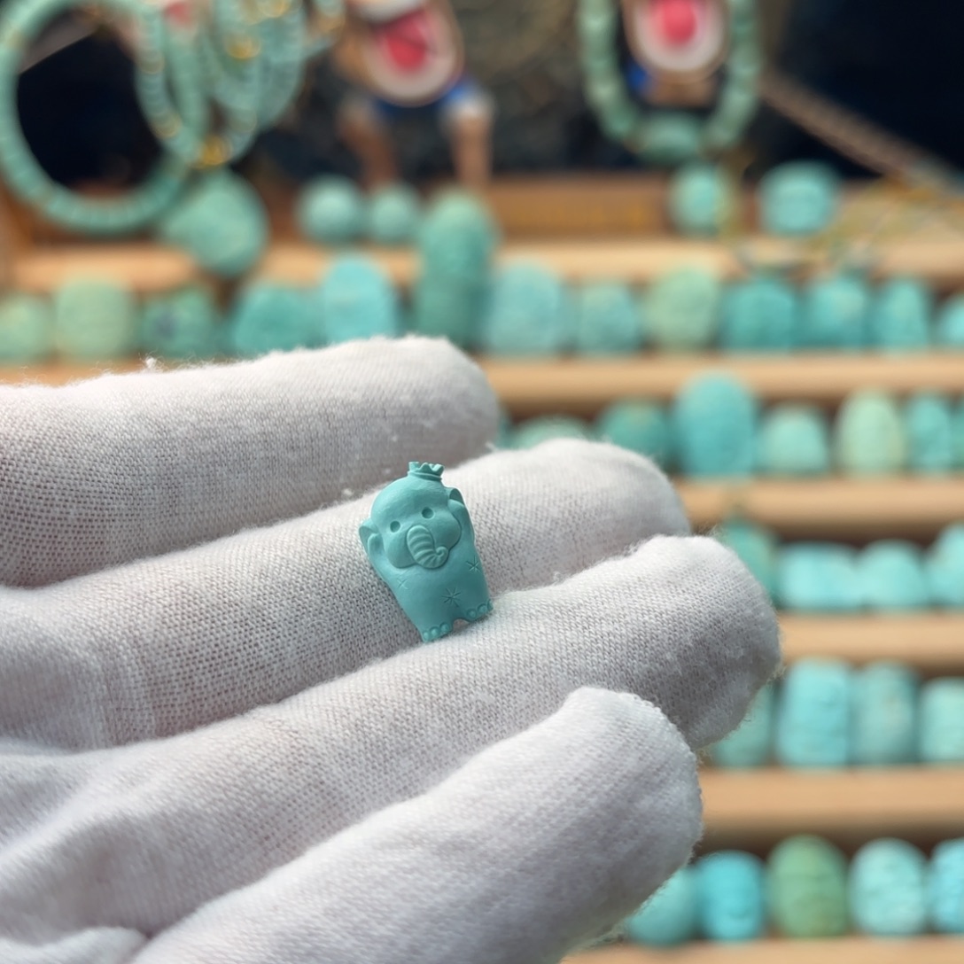 绿松石未镶嵌配饰