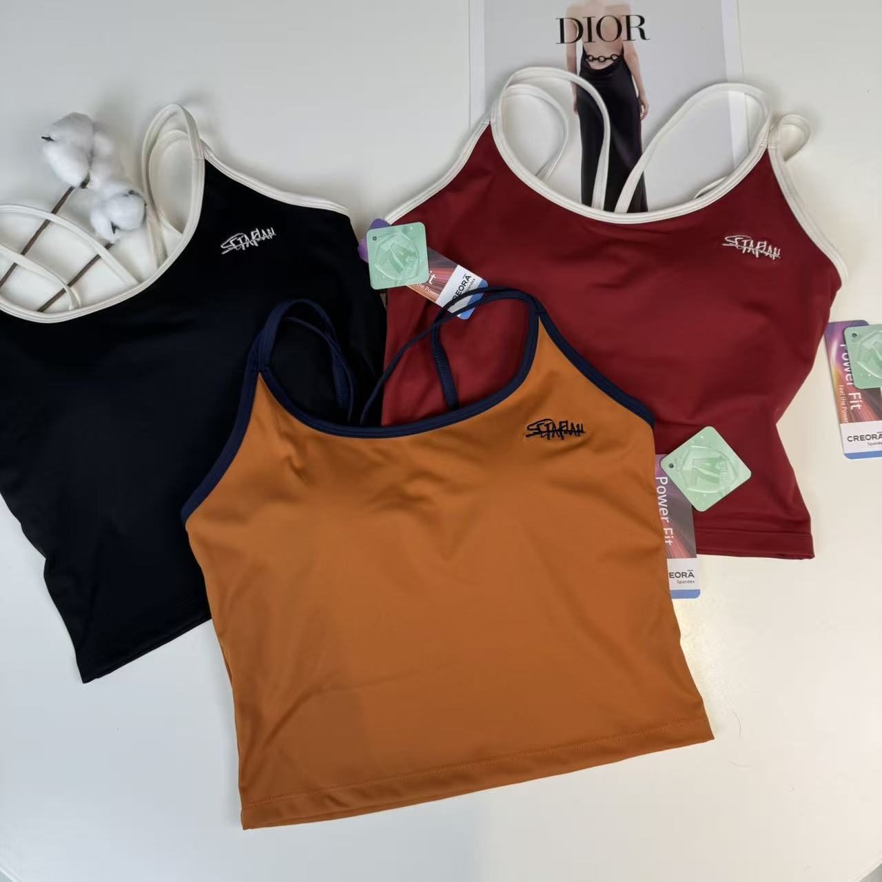 显瘦夏季性感吸汗四季通用瑜伽健身吊带美背