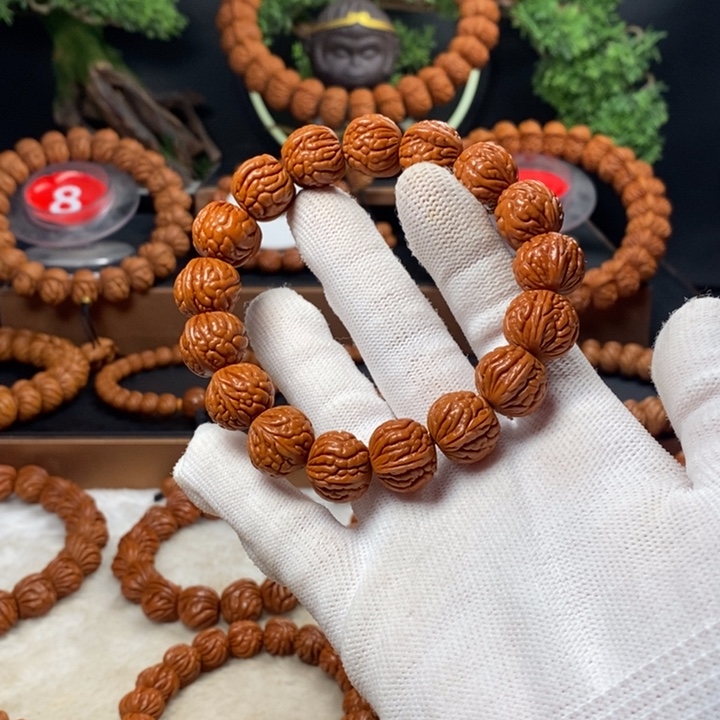 桃核吊坠虎*秦岭龙纹