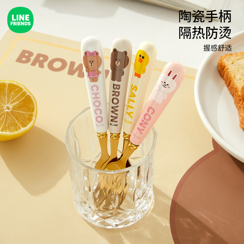 【直播专属福利】叉子勺子套装304不锈钢勺牛排刀叉子勺家用西餐