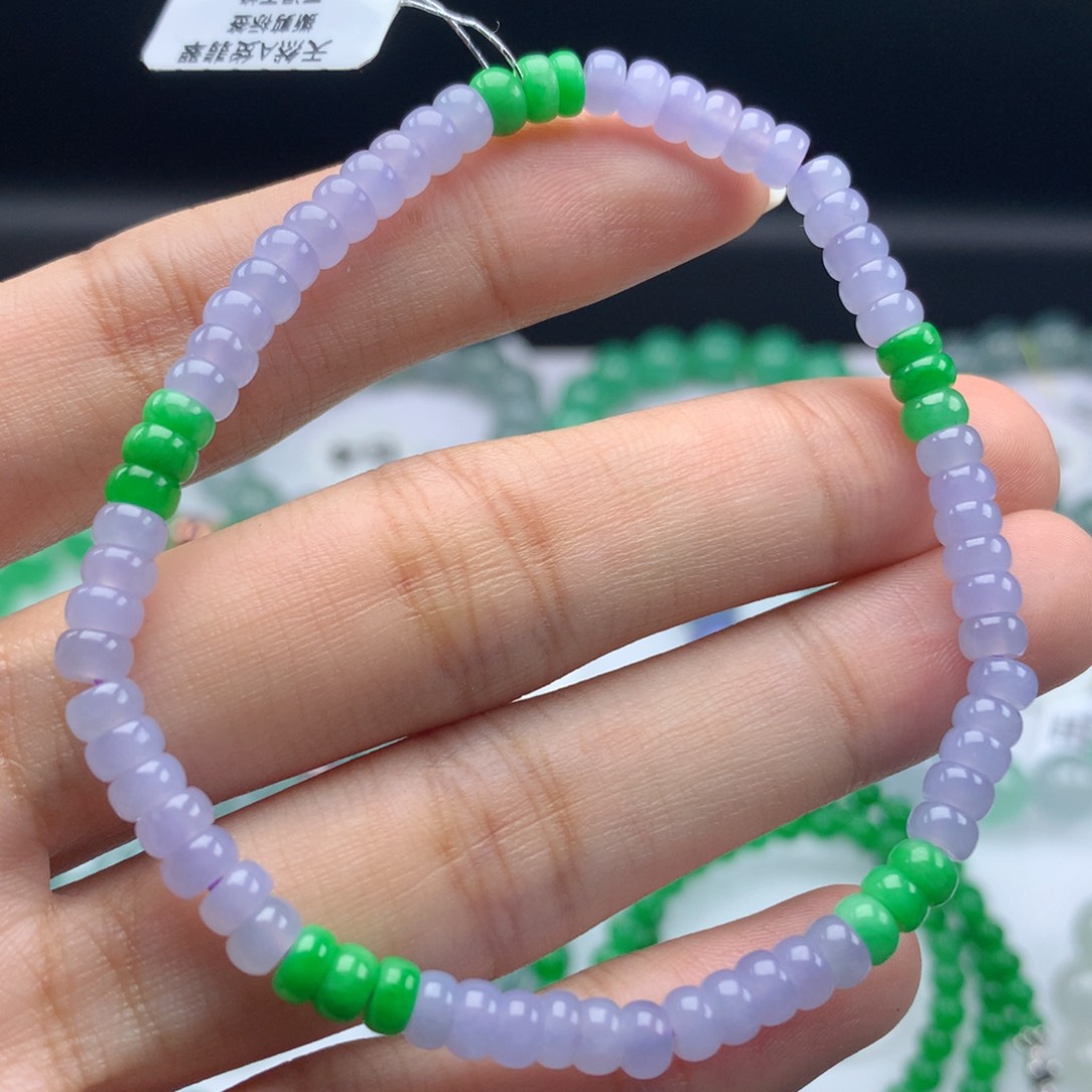 翡翠手链未镶嵌卡