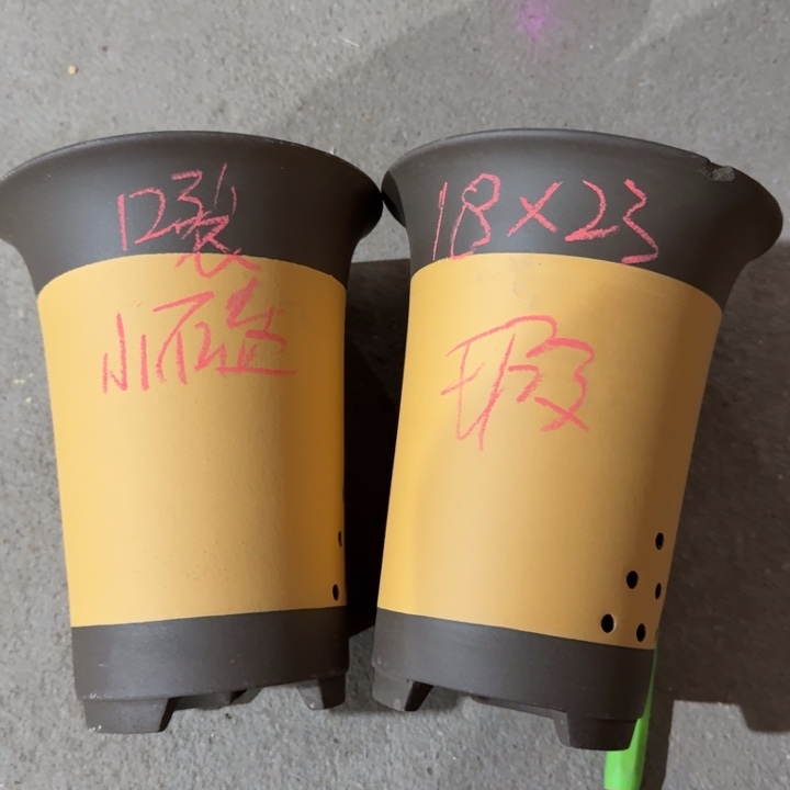 紫砂花盆 高度23口径18