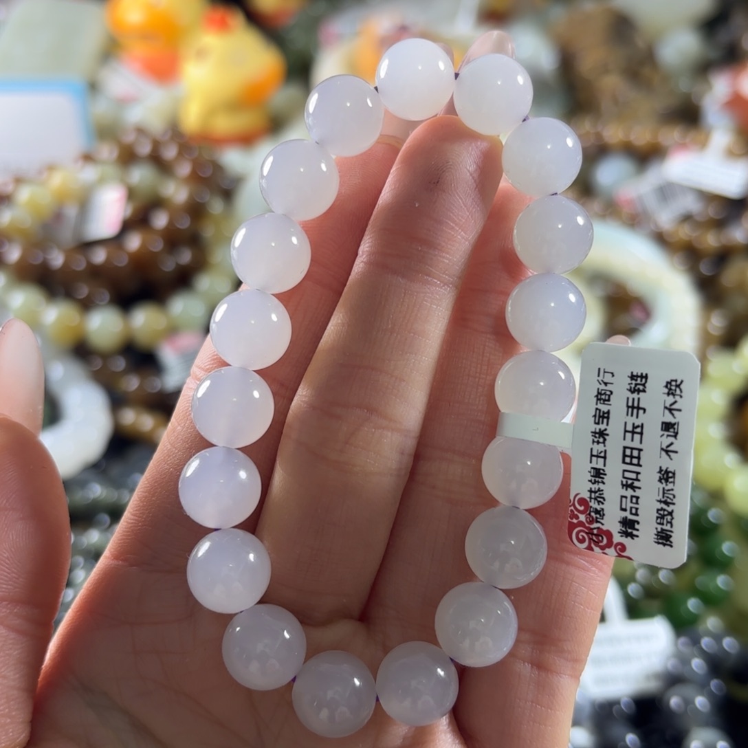 和田玉未镶嵌手串275