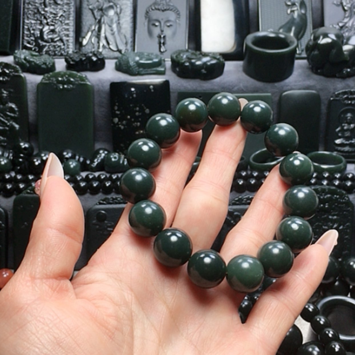 【闪购商品】未镶嵌和田玉手串