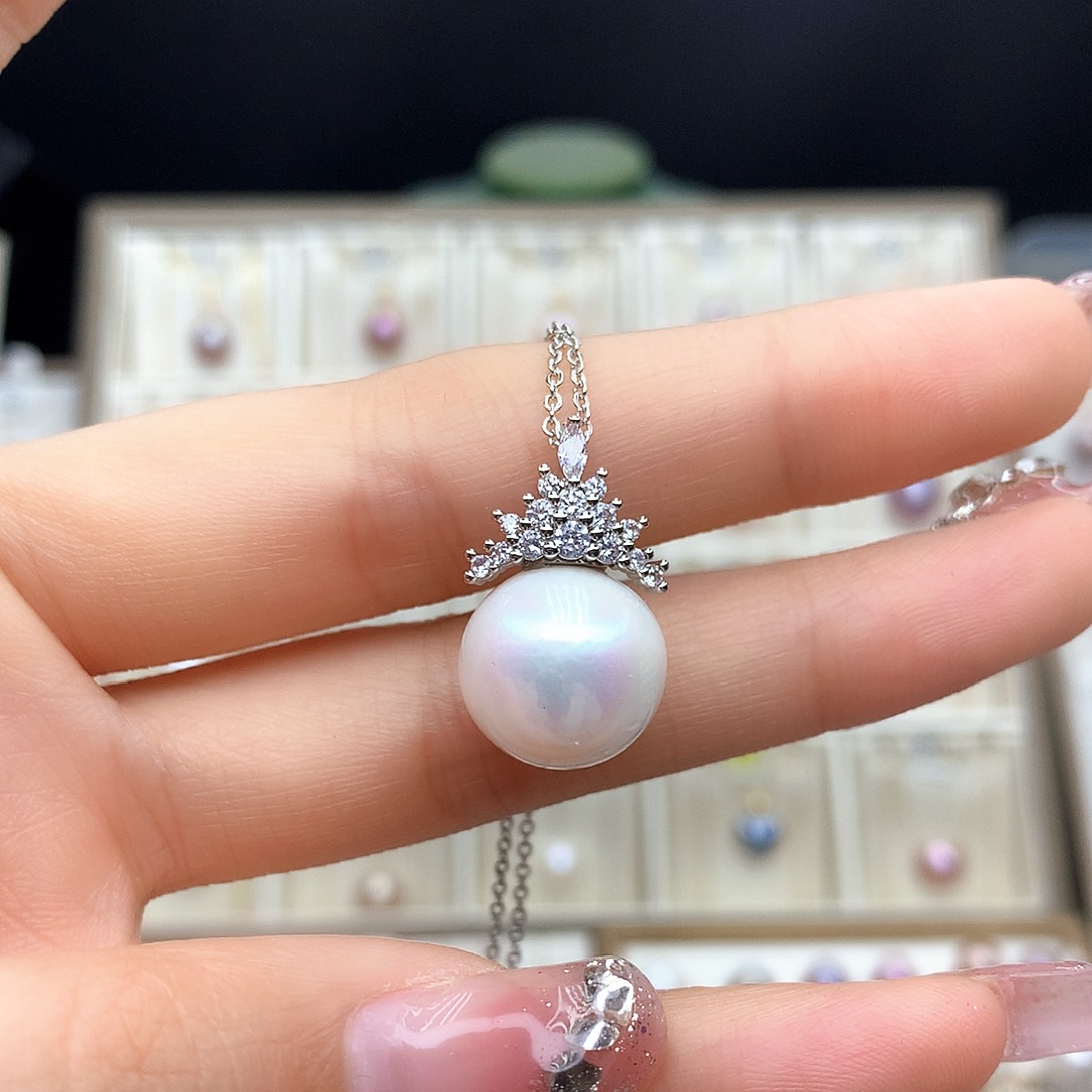 淡水珍珠颈饰合金