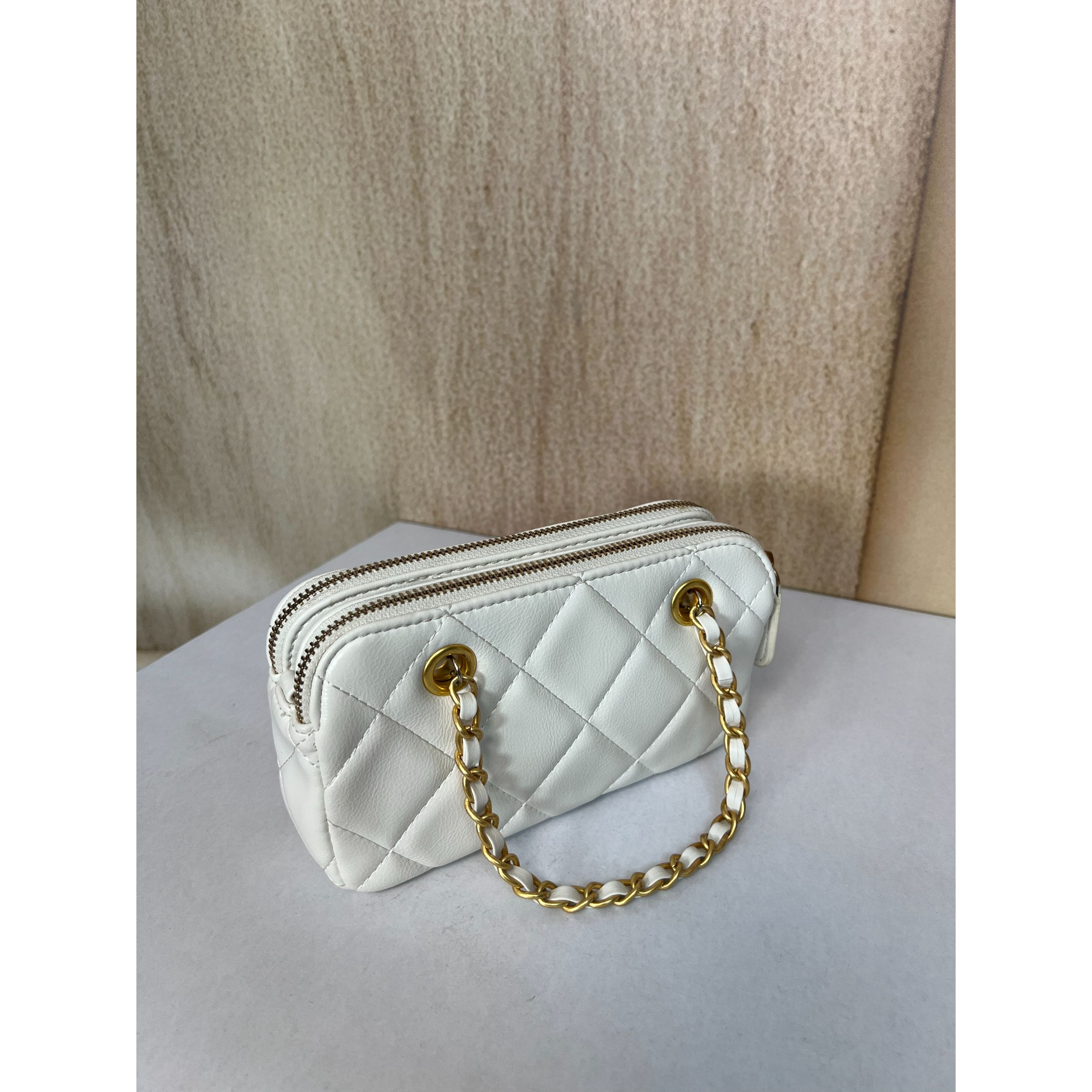 TOLEX2025新款手工时尚百搭女包币白色