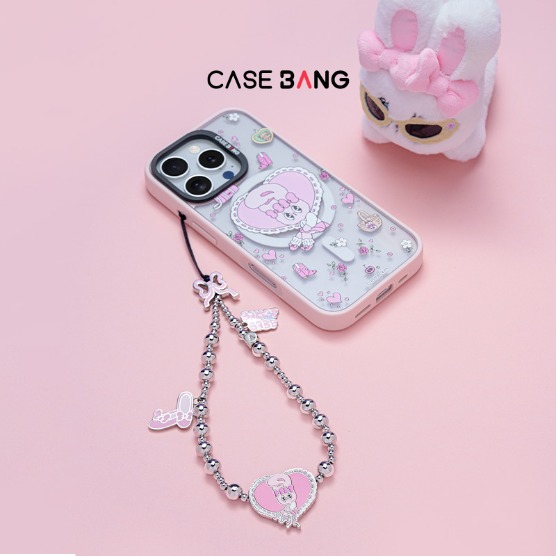 CASEBANGx艾丝乐小兔联名手机短款挂链创意便携腕链卡通个性女款