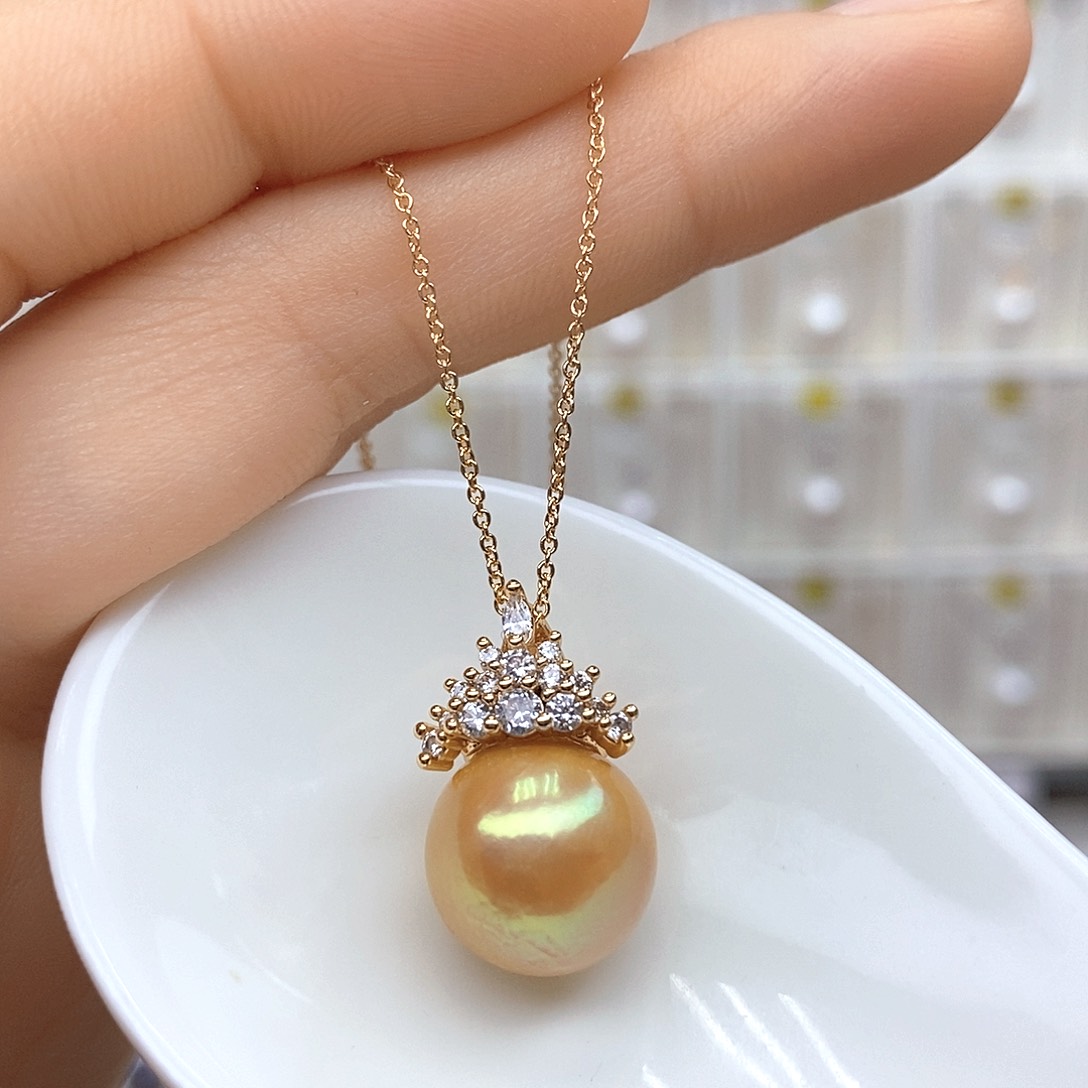 淡水珍珠合金颈饰