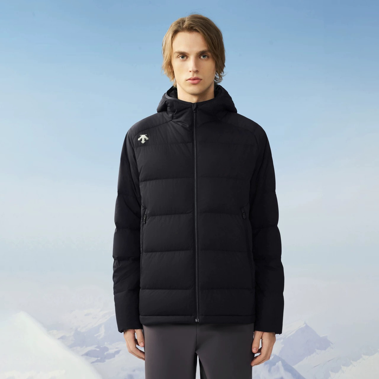 DESCENTE迪桑特SKI STYLE运动休闲男士轻量薄款羽绒服薄羽新款冬