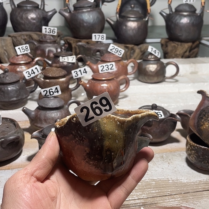 纯手工柴烧茶具精品