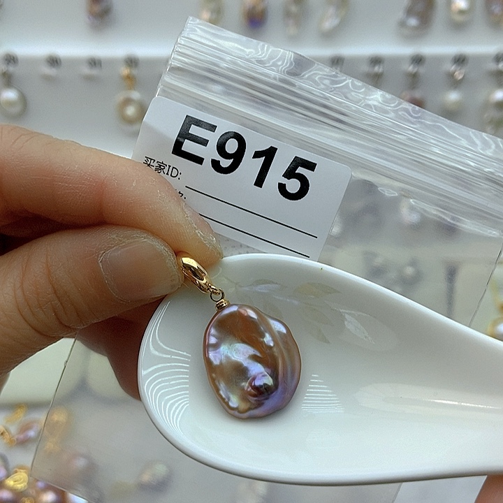 淡水珍珠颈饰银S925镶嵌