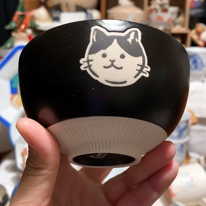 猫咪米饭碗猫头………