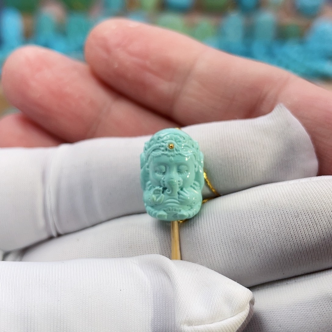 绿松石珠宝奇石未镶嵌