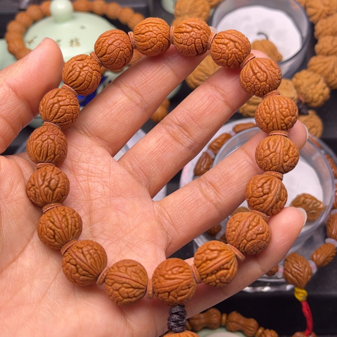 桃核吊坠龙纹桃核