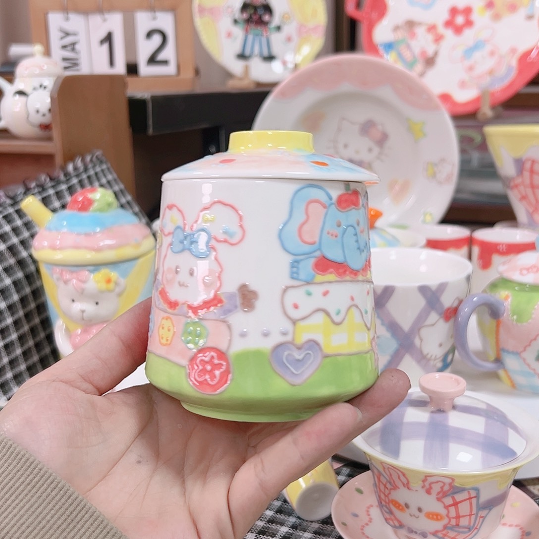 可爱陶瓷高温手作