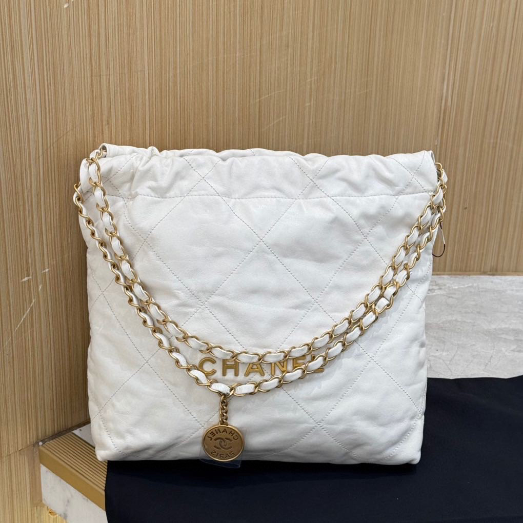 99新 Chanel/香奈儿 白金 22bag 单肩包 小号 芯