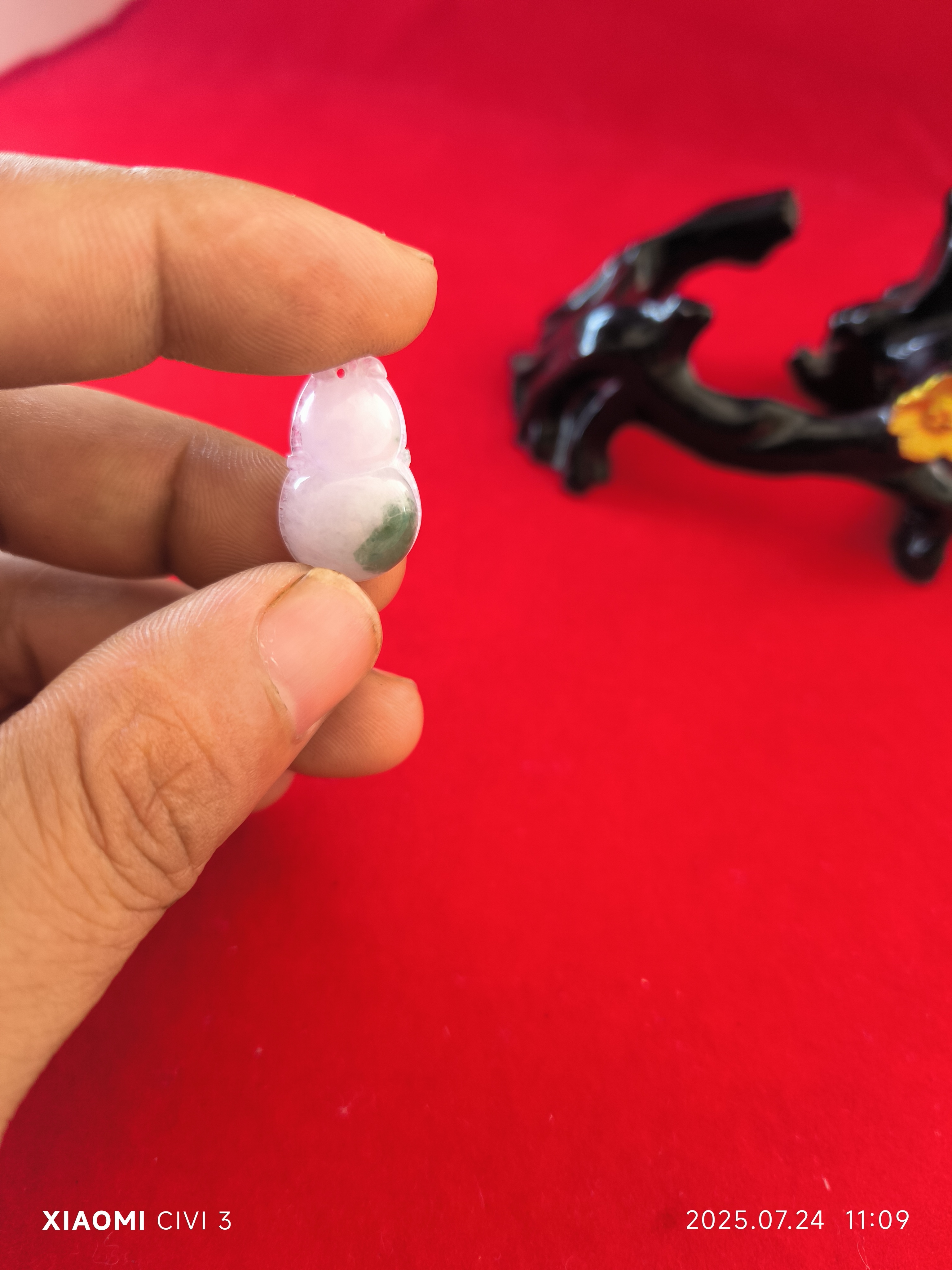 非金属木质吊坠 冰透飘花精美巧雕葫芦女士佩戴佳品精致挂坠饰品