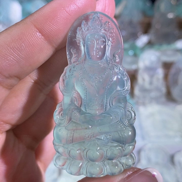 岫玉颈饰未镶嵌吊坠