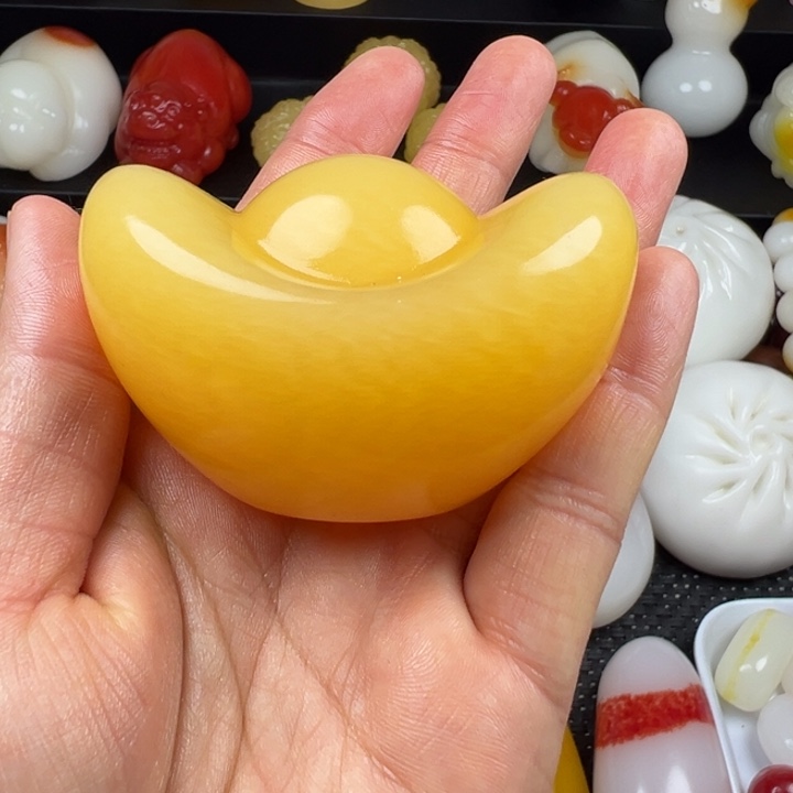 新疆戈壁五彩石金丝