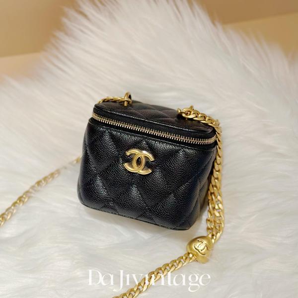 大吉中古/CHANEL香奈儿24p爱心盒子金球斜挎包