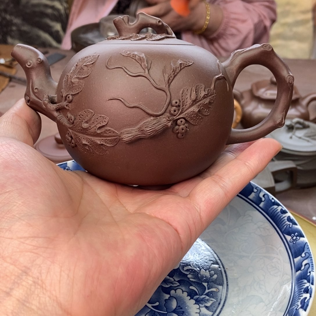 茶壶紫砂48年老壶350容量