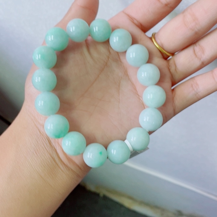 未镶嵌定制翡翠珠串