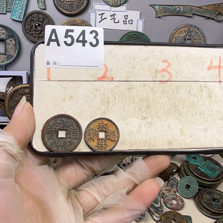 故****铜复古文创工艺品钱币