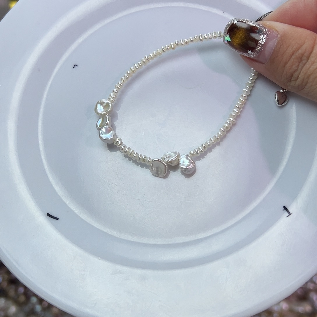 手绳钛钢淡水珍珠