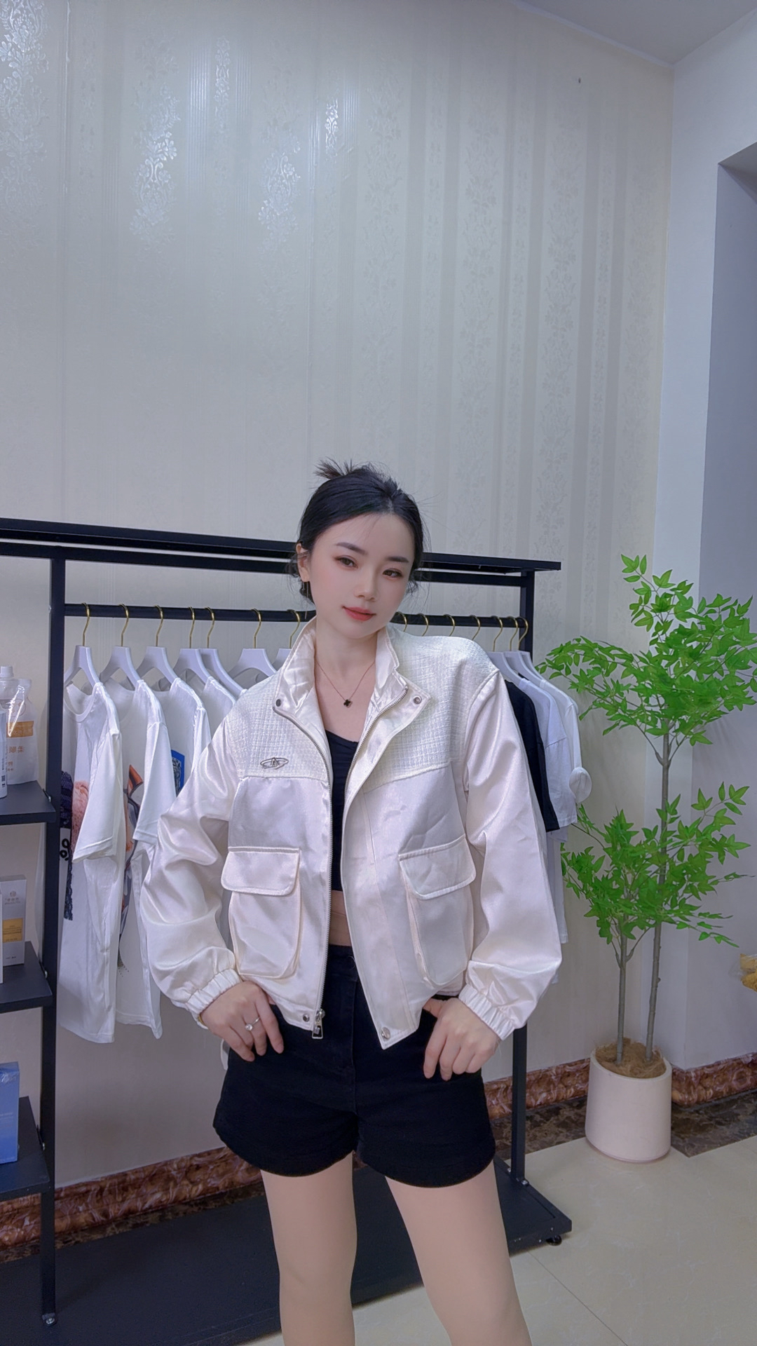 二姐精品女装国风立领