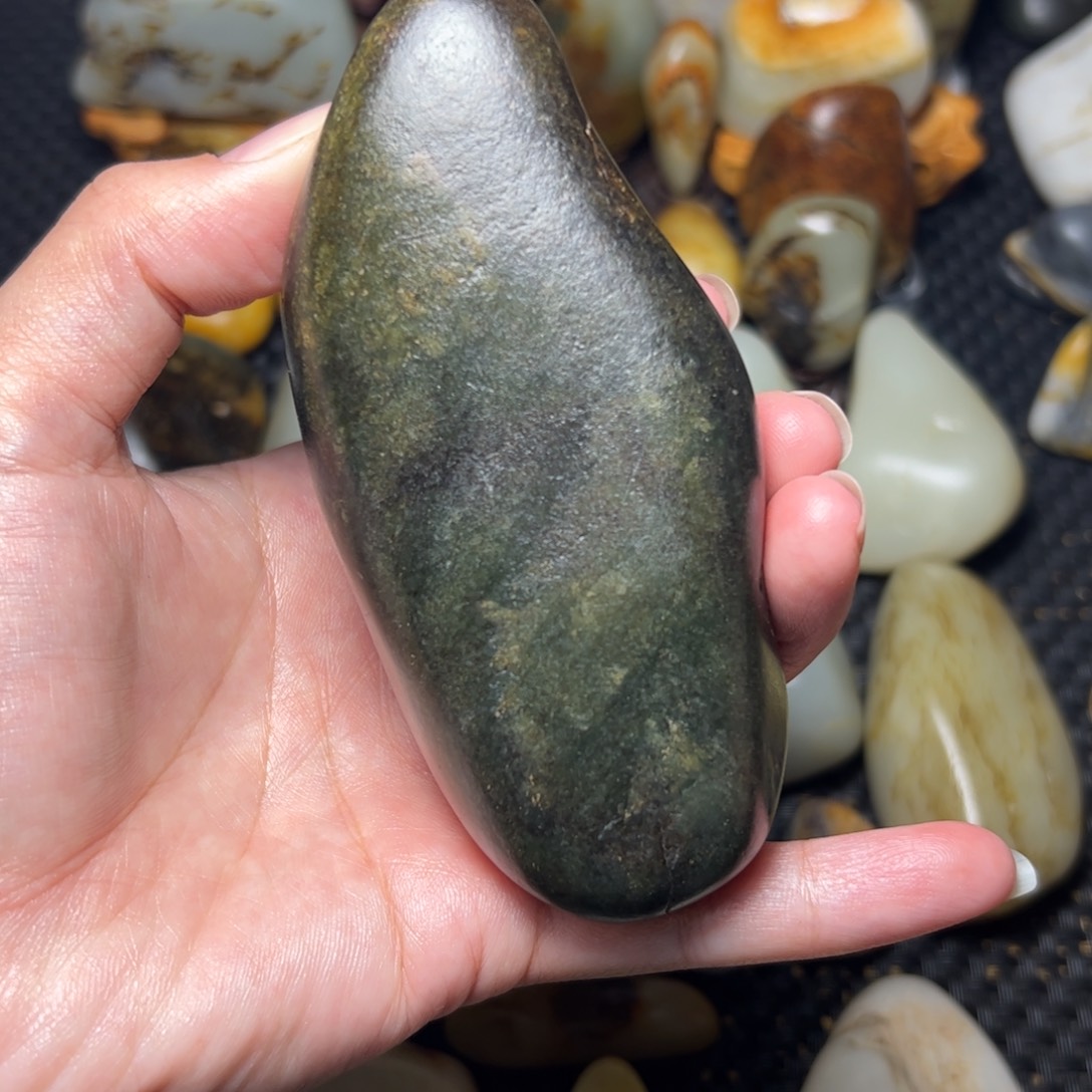 和田玉未镶嵌挂件43