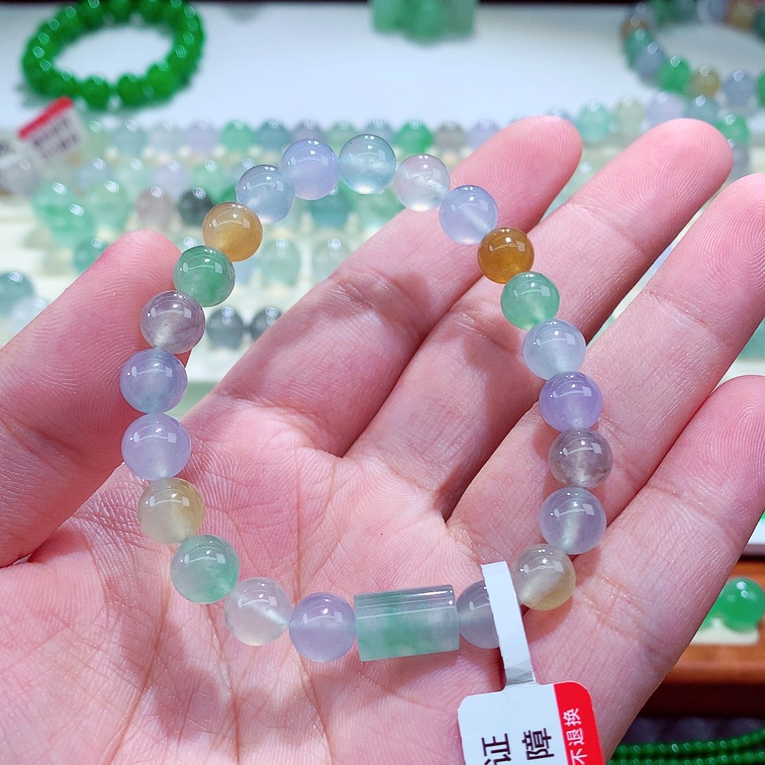 未镶嵌手串翡翠卡8