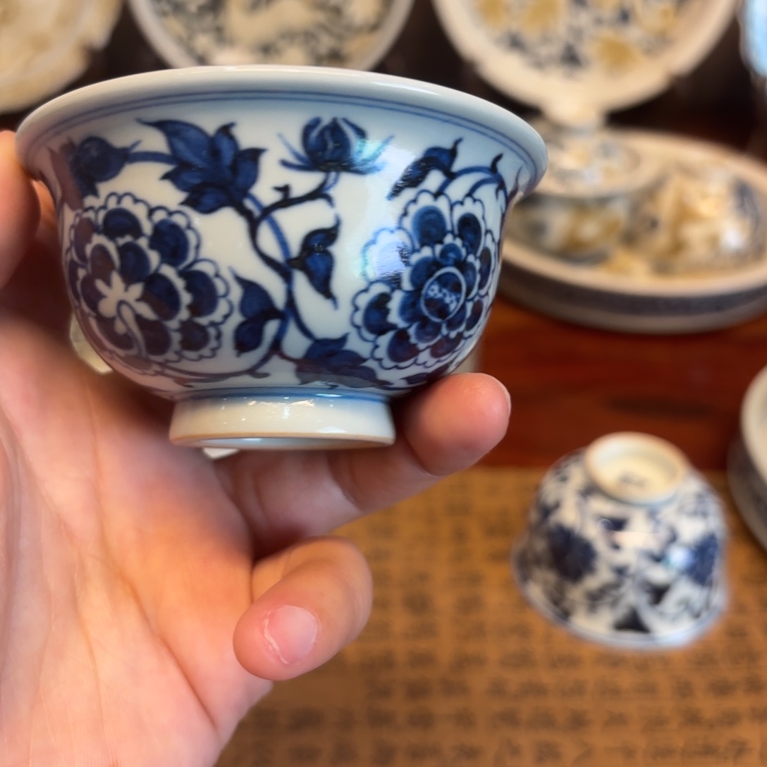 瓷片景德镇手工手绘茶具