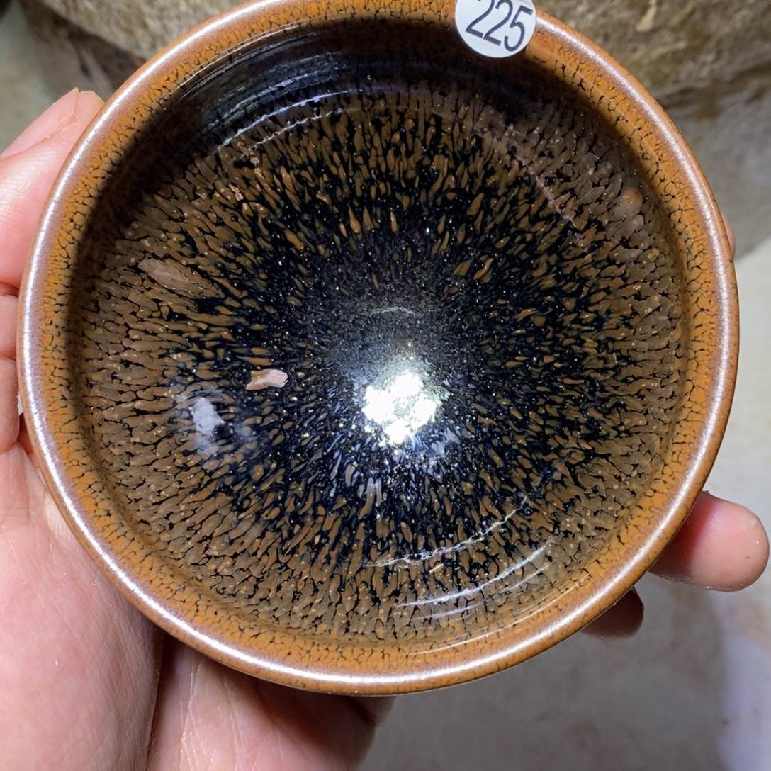 茶盏龙窑柴烧开窑225