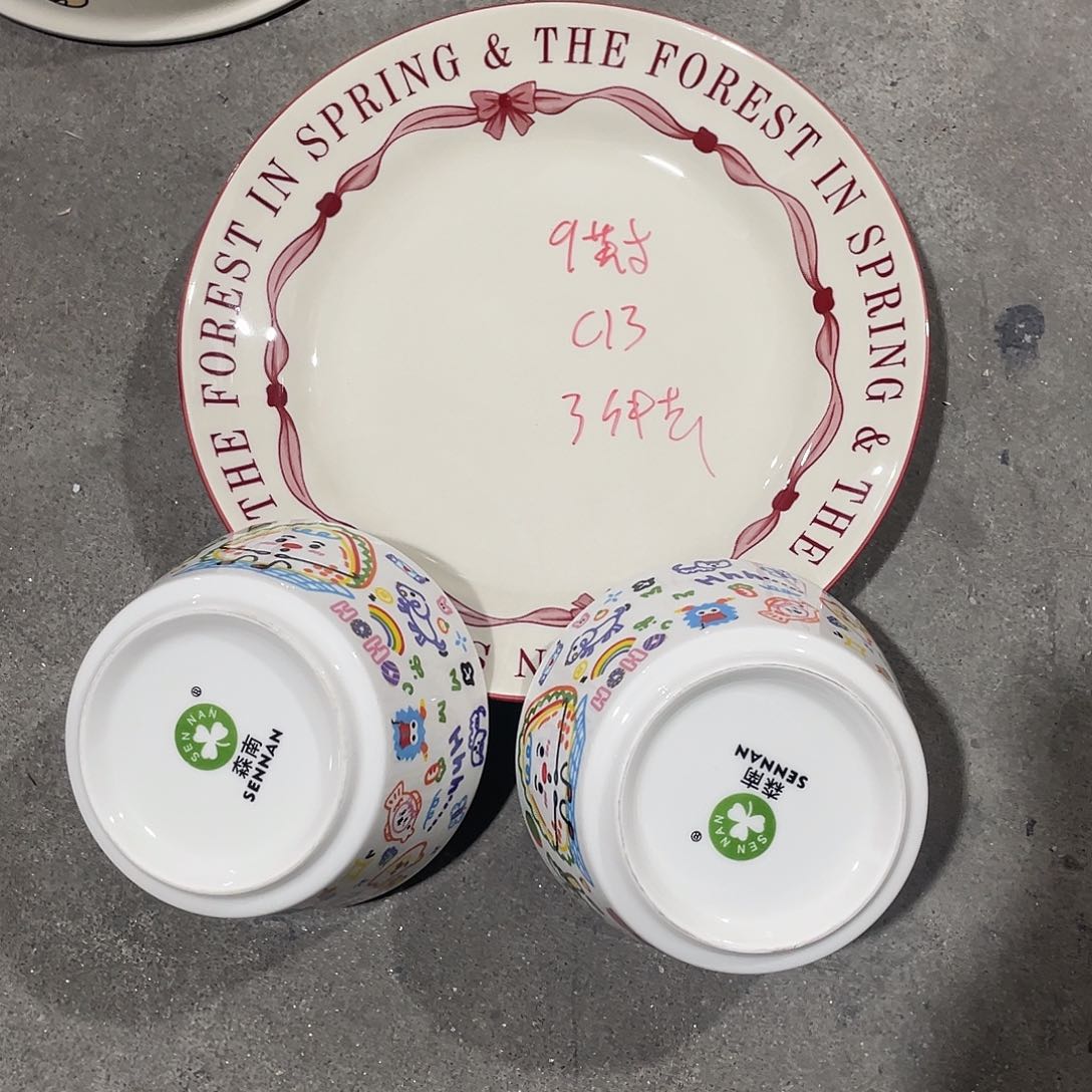 微瑕陶瓷餐具C13